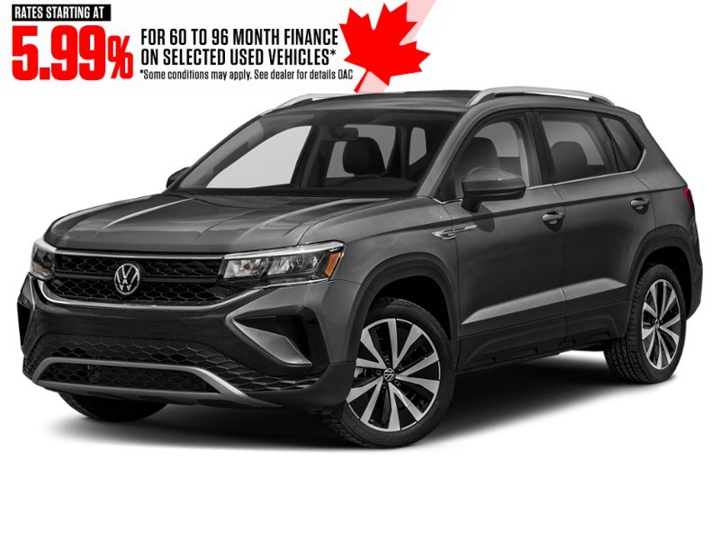 2024 Volkswagen Taos Comfortline FWD Pure Grey  Shot 2