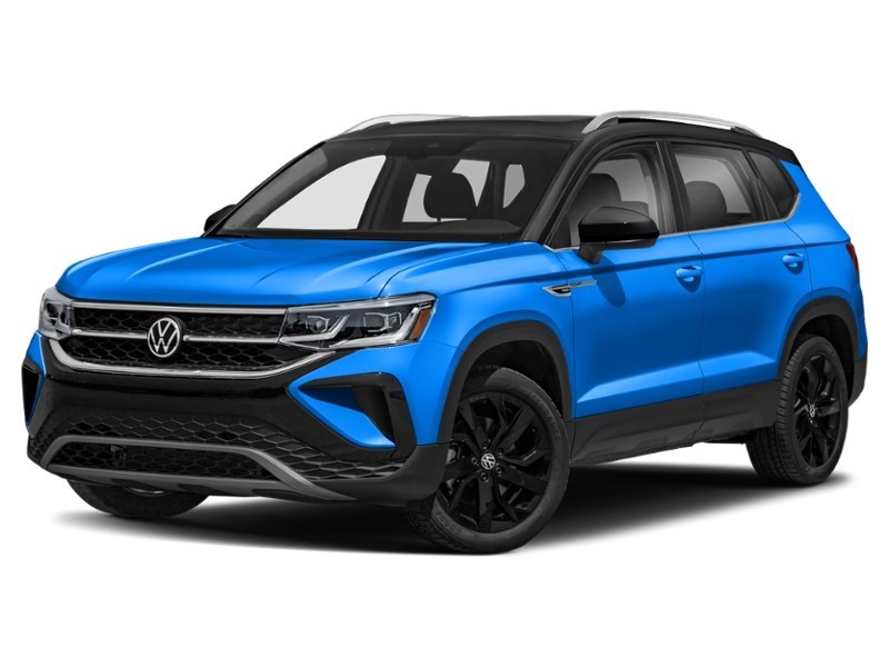 2024 Volkswagen Taos Highline 4MOTION Cornflower Blue Metallic/Black Roof  Shot 10