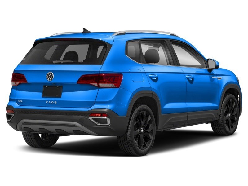 2024 Volkswagen Taos Highline 4MOTION Cornflower Blue  Shot 2