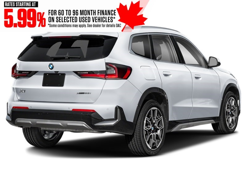 2025 BMW X1 xDrive28i Sports Activity Vehicle Mineral White Metallic  Shot 12