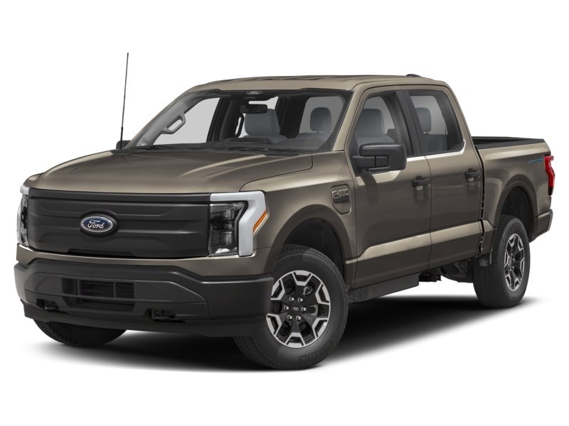 2023 Ford F-150 Lightning Pro 4WD SuperCrew 5.5' Box Stone Grey Metallic  Shot 1