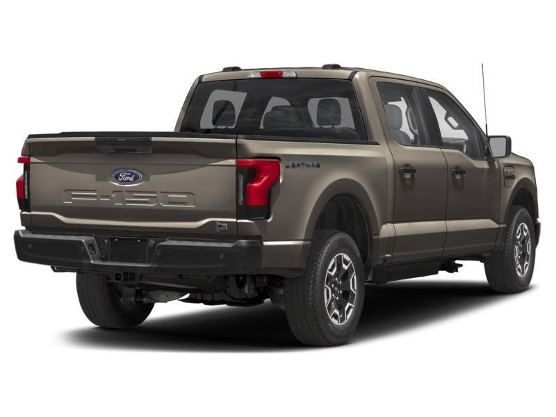 2023 Ford F-150 Lightning Pro 4WD SuperCrew 5.5' Box Stone Grey Metallic  Shot 2