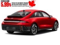 2024 Hyundai IONIQ 6 Preferred AWD Long Range Ultimate Red  Shot 2