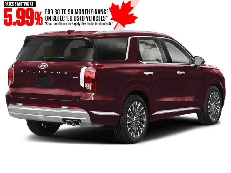 2023 Hyundai Palisade Ultimate Calligraphy 7-Passenger AWD Sierra Burgundy  Shot 2