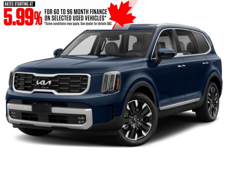 2023 Kia Telluride SX AWD Midnight Lake Blue  Shot 4