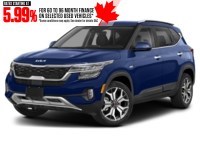 2023 Kia Seltos SX Turbo AWD w/Black Interior Dark Ocean Blue  Shot 4