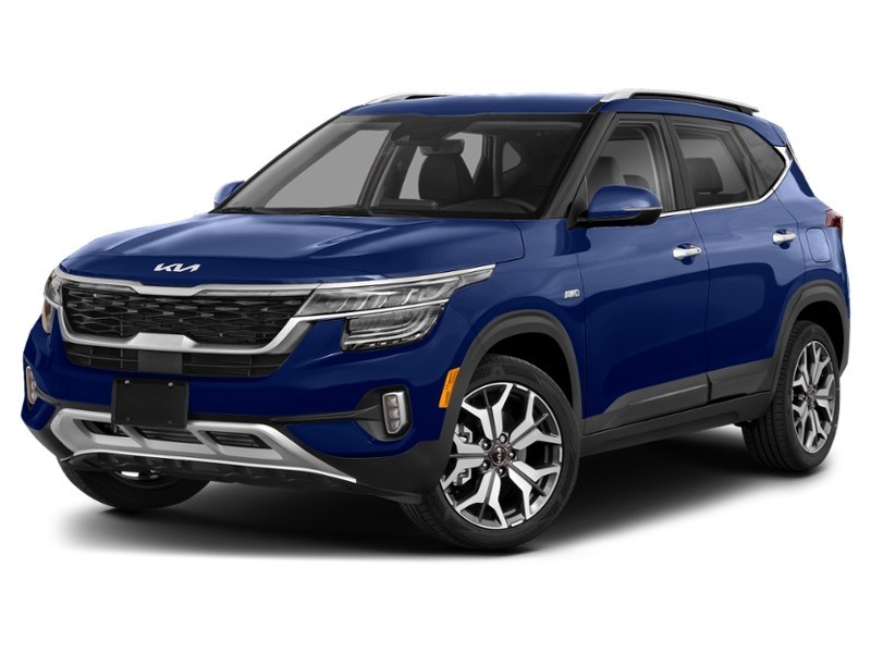 2022 Kia Seltos SX Turbo AWD w/Black Interior Dark Ocean Blue  Shot 25