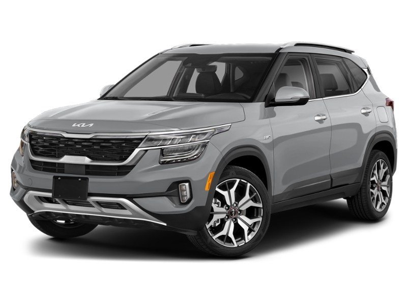 2023 Kia Seltos SX Turbo AWD w/Black Interior Steel Grey  Shot 2