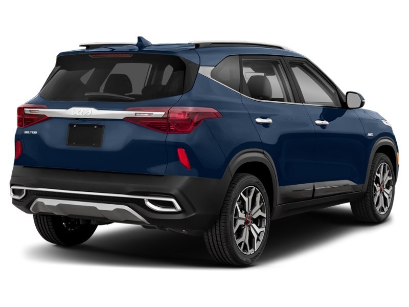 2022 Kia Seltos SX Turbo AWD w/Black Interior Dark Ocean Blue  Shot 30
