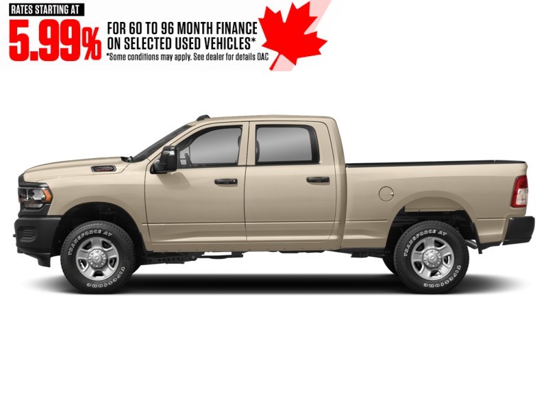 2023 RAM 2500 Tradesman 4x4 Crew Cab 6'4" Box Light Cream  Shot 3