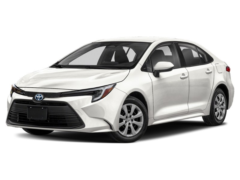 2024 Toyota Corolla Hybrid Hybrid LE CVT AWD White  Shot 4