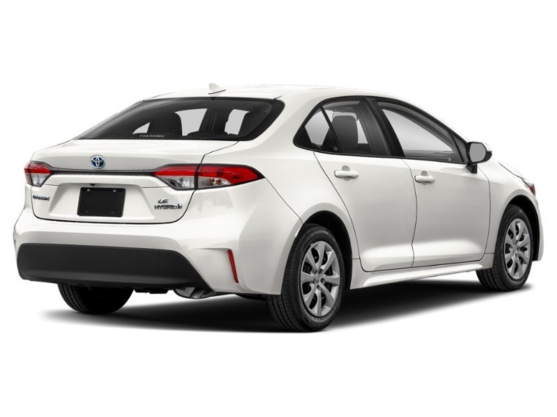 2024 Toyota Corolla Hybrid Hybrid LE CVT AWD White  Shot 6
