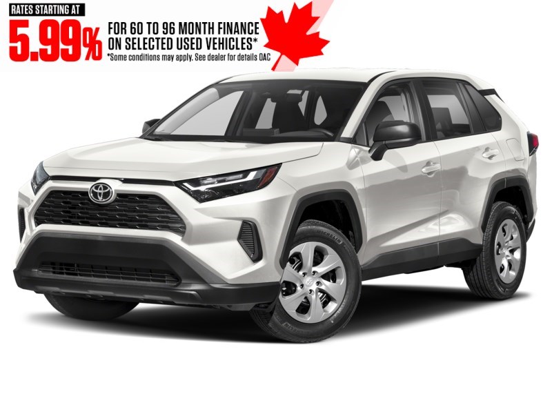 2023 Toyota RAV4 LE AWD White  Shot 2