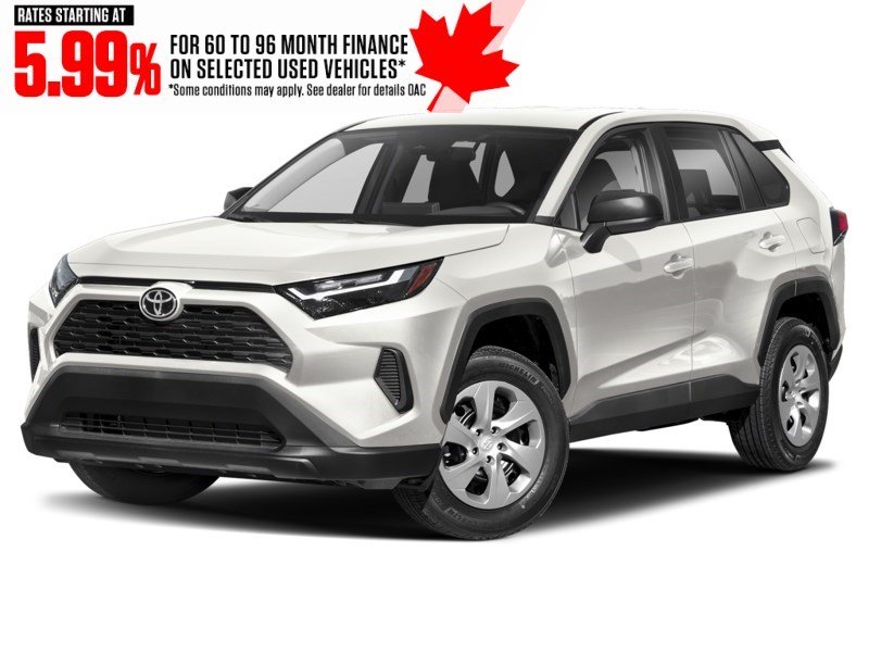 2024 Toyota RAV4 LE AWD White  Shot 4