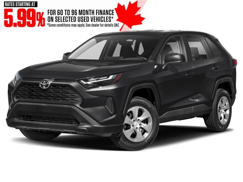 2023 Toyota RAV4 LE AWD Midnight Black Metallic  Shot 17