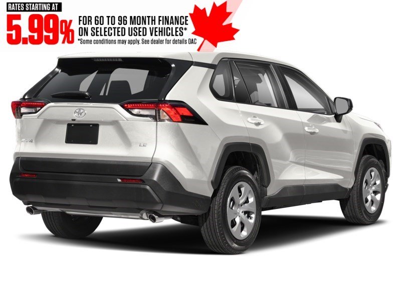 2024 Toyota RAV4 LE AWD White  Shot 6