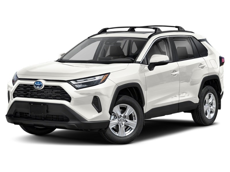 2023 Toyota RAV4 Hybrid Hybrid XLE AWD Super White  Shot 10