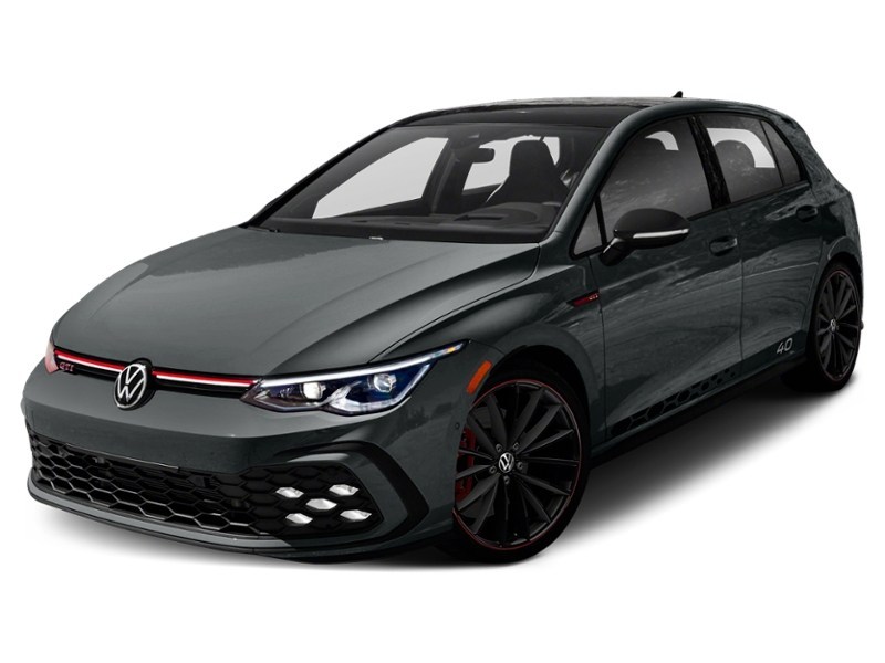 2023 Volkswagen Golf GTI 40th Anniversary Manual Urano Grey w/Black Roof  Shot 3
