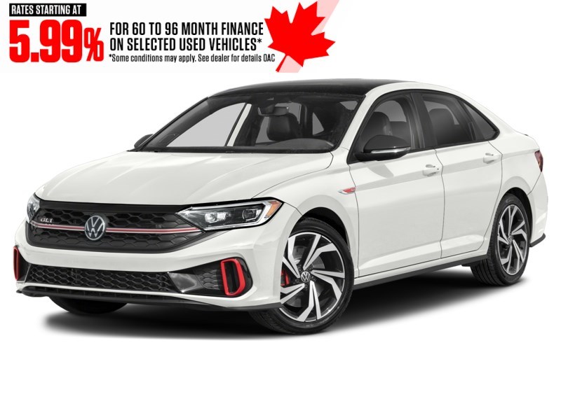 2023 Volkswagen Jetta GLI DSG Oryx White Pearl w/Black Roof  Shot 4