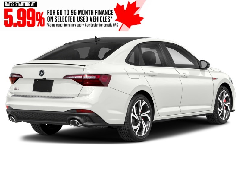 2023 Volkswagen Jetta GLI DSG Oryx White Pearl w/Black Roof  Shot 6