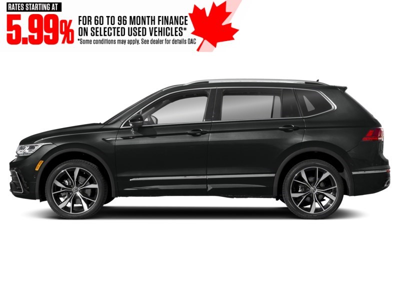 2024 Volkswagen Tiguan Highline R-Line 4MOTION Deep Black Pearl  Shot 3
