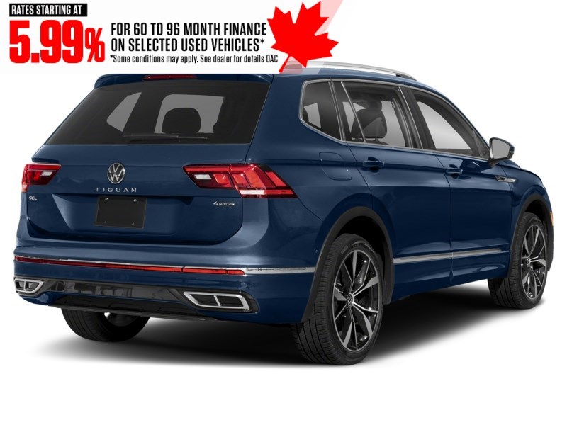2022 Volkswagen Tiguan Highline R-Line 4MOTION Atlantic Blue Metallic  Shot 6