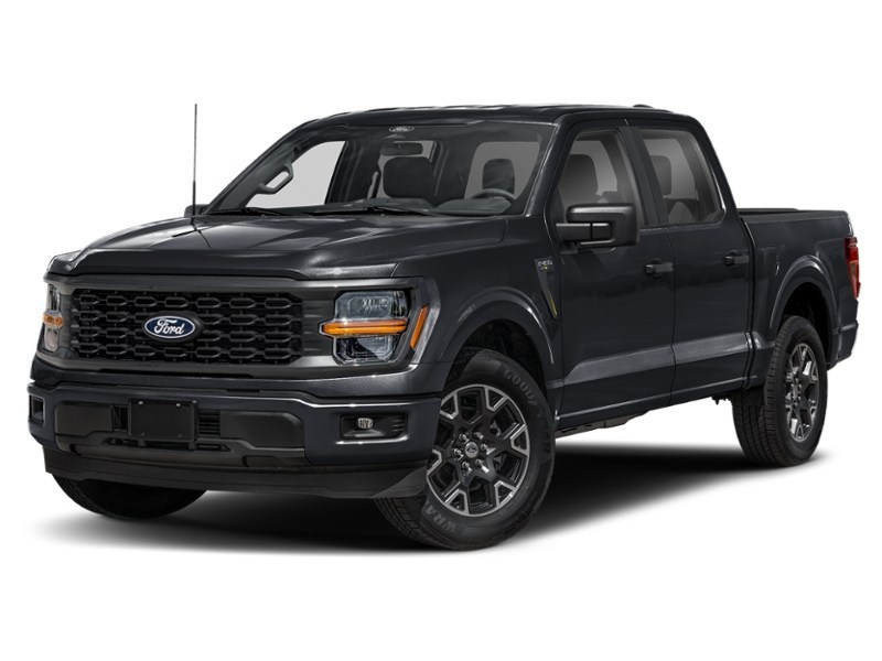 2024 Ford F-150 STX 4WD SuperCrew 5.5' Box Agate Black Metallic  Shot 4