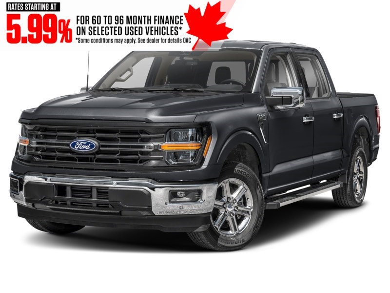 2024 Ford F-150 XLT 4WD SuperCrew 5.5' Box Agate Black Metallic  Shot 4
