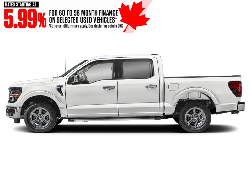 2025 Ford F-150 XLT 4WD SuperCrew 6.5' Box Oxford White  Shot 3