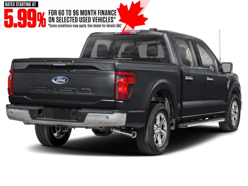 2024 Ford F-150 XLT 4WD SuperCrew 5.5' Box Agate Black Metallic  Shot 6