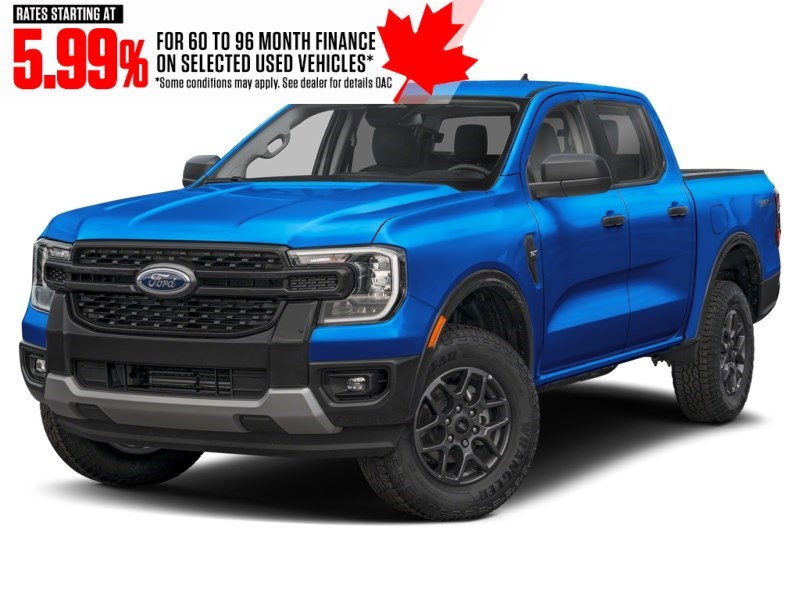 2024 Ford Ranger XLT 4WD SuperCrew 5' Box Velocity Blue Metallic  Shot 1