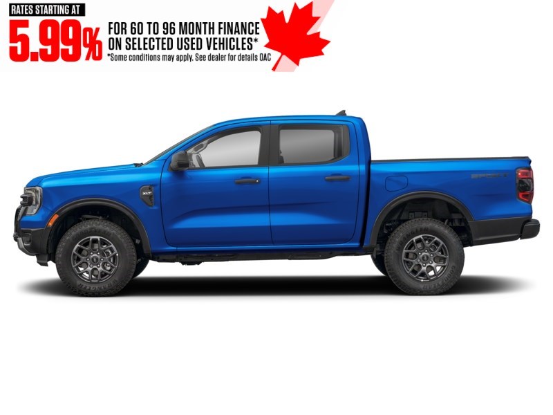 2024 Ford Ranger XLT 4WD SuperCrew 5' Box Velocity Blue Metallic  Shot 5