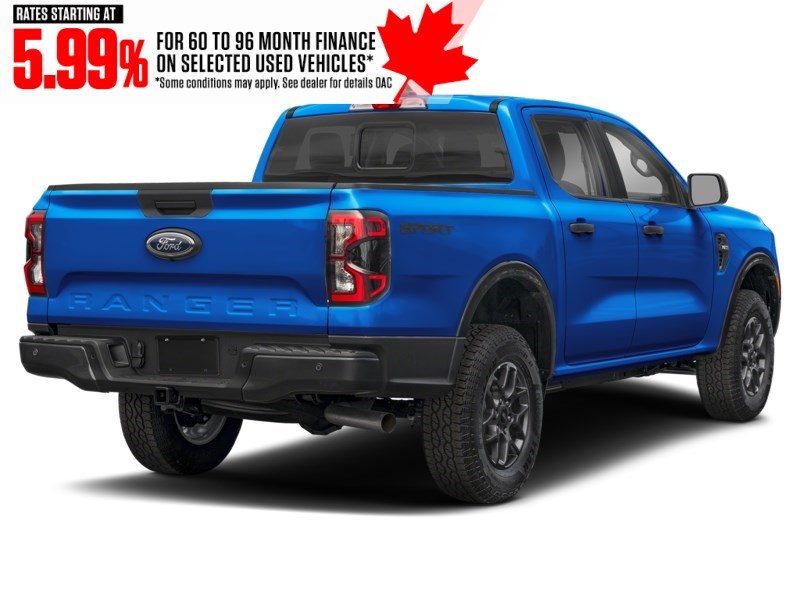2024 Ford Ranger XLT 4WD SuperCrew 5' Box Velocity Blue Metallic  Shot 6