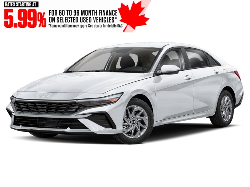 2024 Hyundai Elantra Preferred IVT Atlas White  Shot 4
