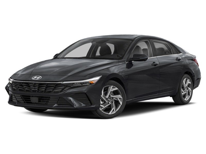 2025 Hyundai Elantra Luxury IVT w/Two-Tone Interior Abyss Black  Shot 1