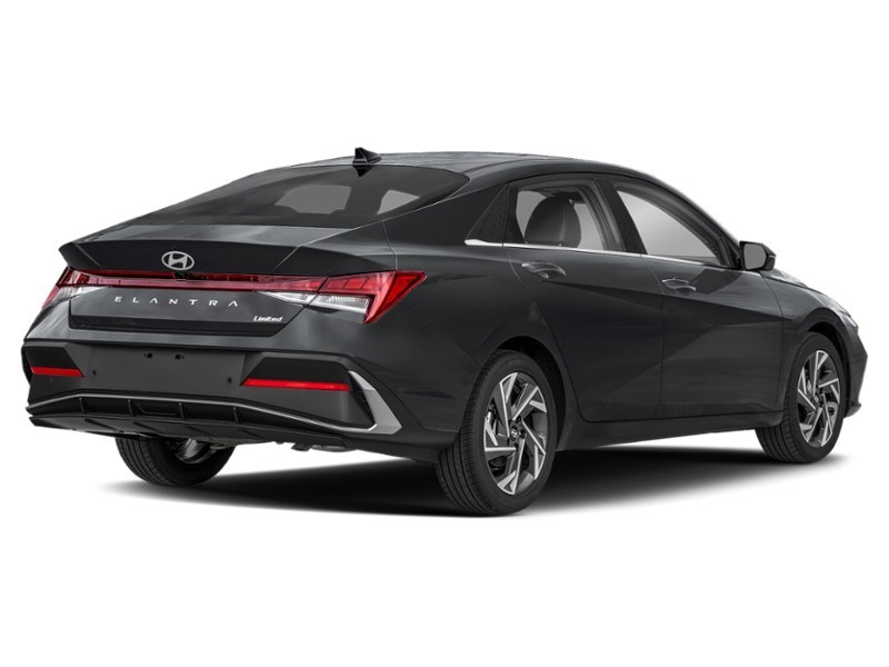 2025 Hyundai Elantra Luxury IVT w/Two-Tone Interior Abyss Black  Shot 2