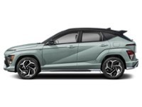 2024 Hyundai Kona 1.6T N Line AWD w/Two-Tone Roof Mirage Green w/Abyss Black Roof  Shot 18