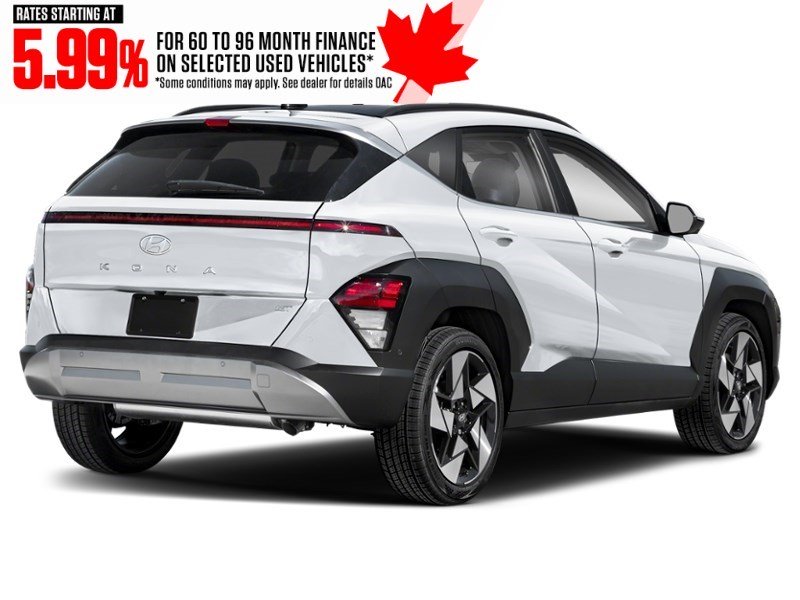 2025 Hyundai Kona 2.0L Preferred AWD w/Trend Package Atlas White  Shot 2