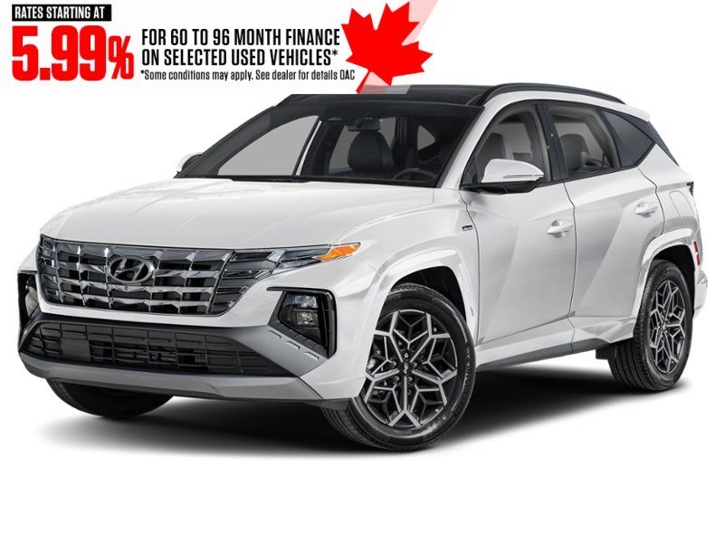 2024 Hyundai Tucson Hybrid N-Line AWD Crystal White  Shot 4