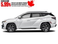 2024 Hyundai Tucson Hybrid N-Line AWD Crystal White  Shot 3