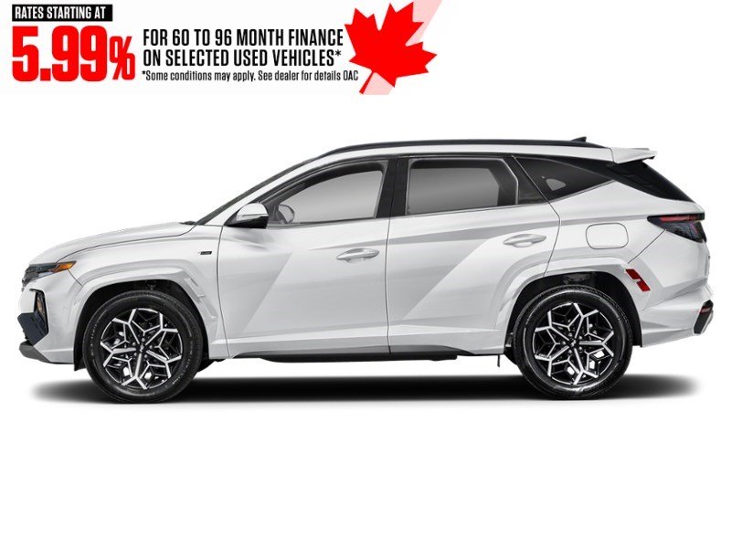 2024 Hyundai Tucson Hybrid N-Line AWD Crystal White  Shot 5