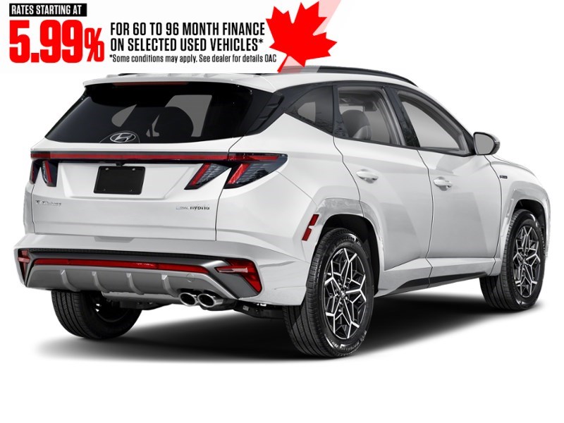 2024 Hyundai Tucson Hybrid N-Line AWD Crystal White  Shot 6