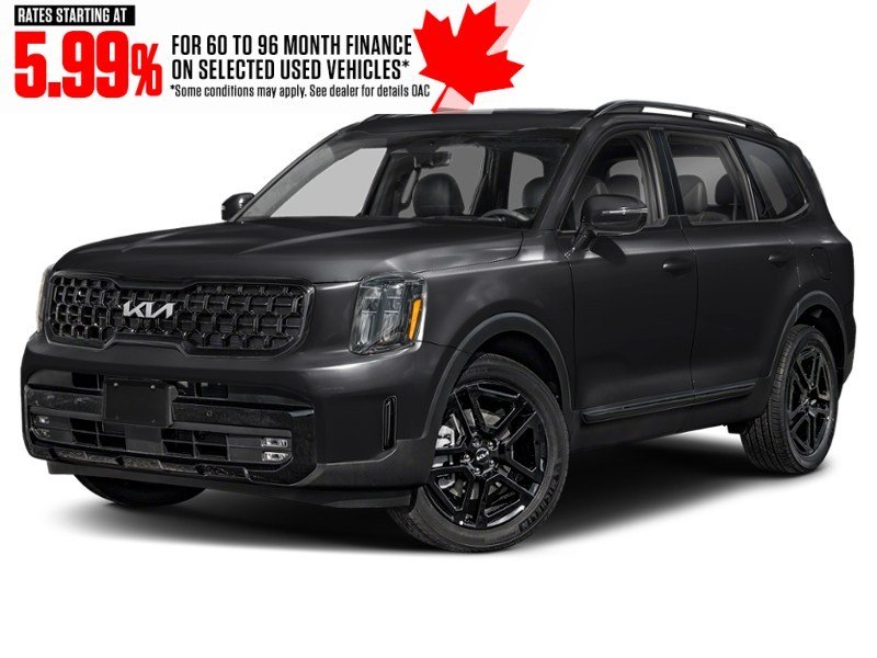 2024 Kia Telluride X-Line AWD Ebony Black  Shot 4