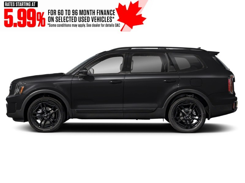 2024 Kia Telluride X-Line AWD Ebony Black  Shot 3