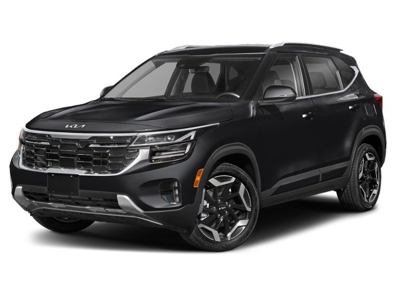 2025 Kia Seltos SX AWD w/Black Interior Fusion Black  Shot 4