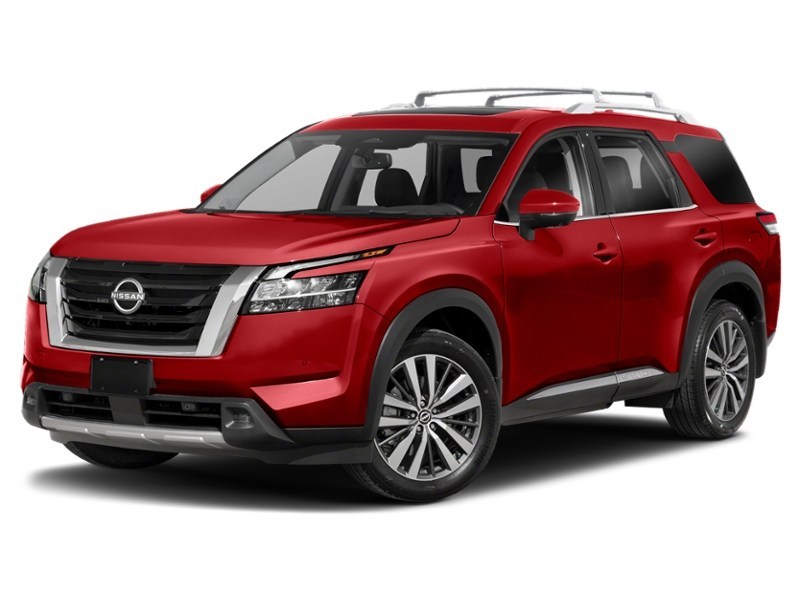 2024 Nissan Pathfinder Platinum 4WD Scarlet Ember Tintcoat  Shot 4
