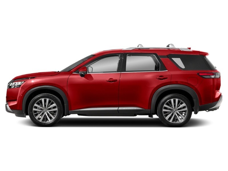 2024 Nissan Pathfinder Platinum 4WD Scarlet Ember Tintcoat  Shot 3