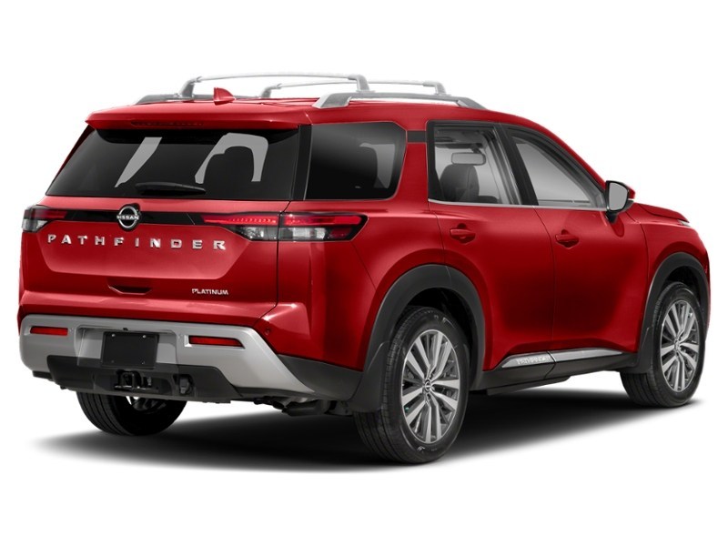 2024 Nissan Pathfinder Platinum 4WD Scarlet Ember Tintcoat  Shot 2