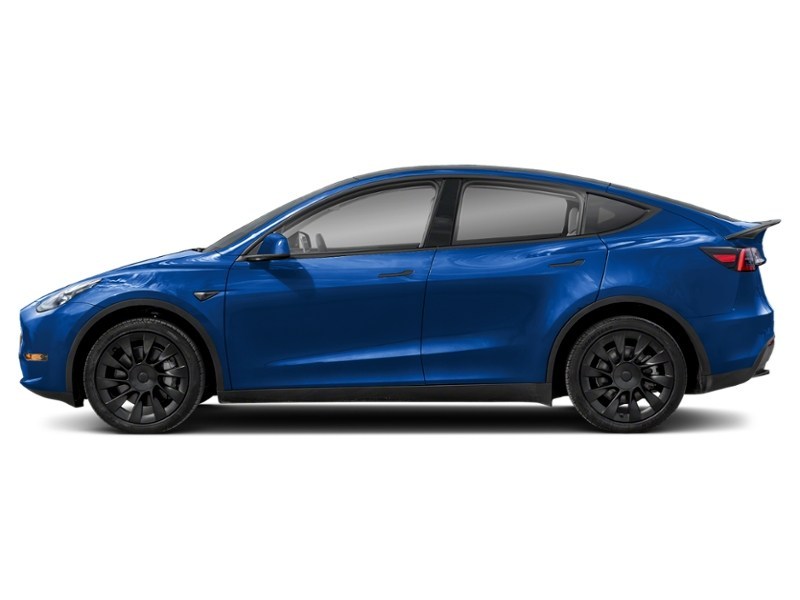2024 Tesla Model Y Long Range AWD Deep Blue Metallic  Shot 9