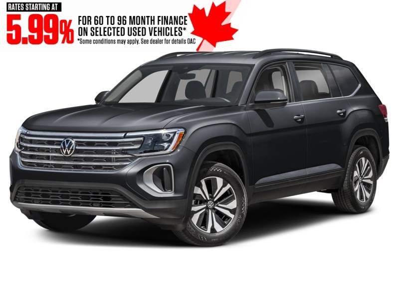 2024 Volkswagen Atlas Comfortline 2.0 TSI 4MOTION Deep Black Pearl  Shot 10